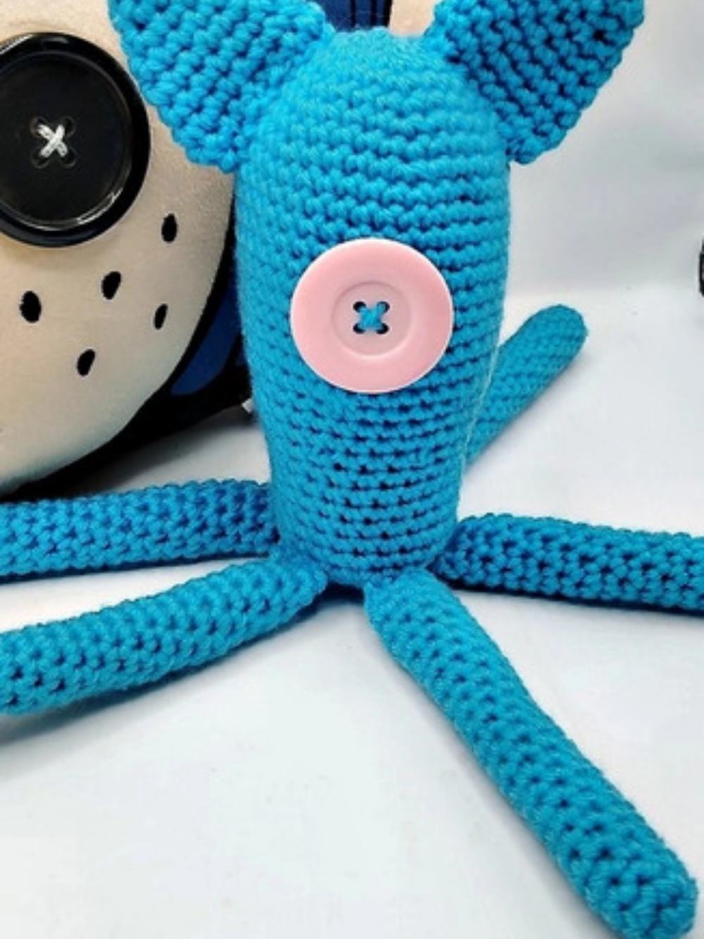 Coraline's Crocheted  CAT SQUID